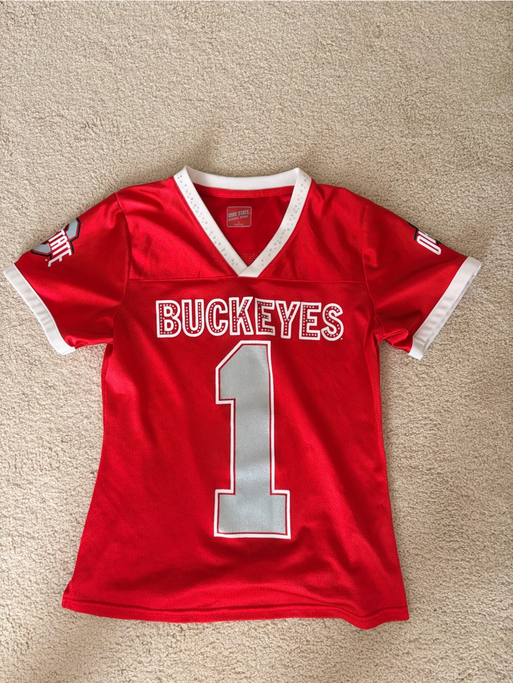 Buckeyes #1 Football Jersey